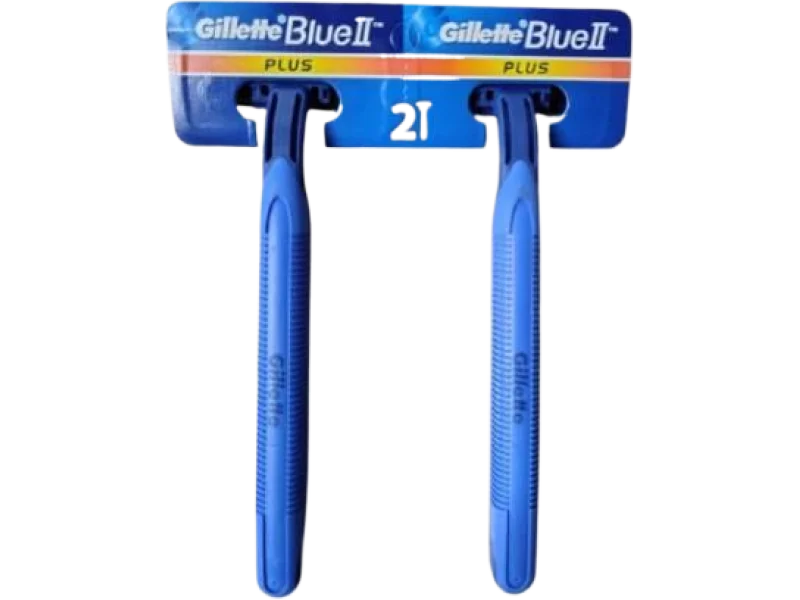 Gillette Blue II Plus Jednorazowa maszynka do golenia, sprzęt medyczny, 2 szt.
