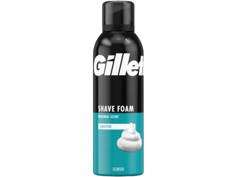 Gillette Sensitive Pianka do golenia do skóry wrażliwej, 200 ml
