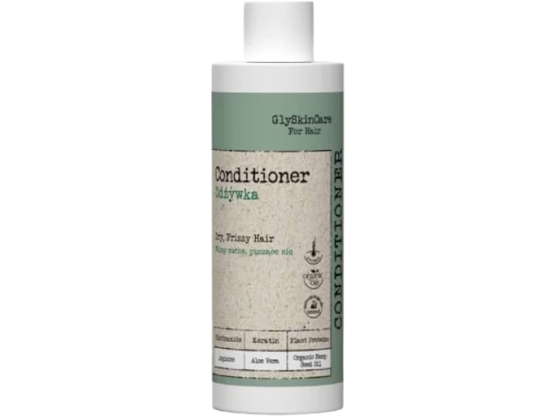 GLYSKINCARE For Hair Wygładzenie odżywka do włosów suchych i puszących się, 200 ml