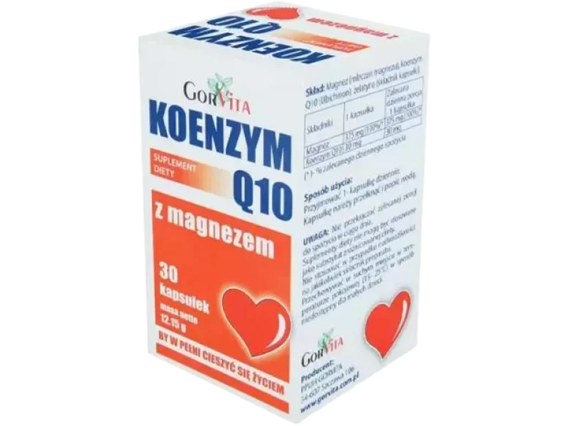 GorVita Koenzym Q10 z magnezem, kapsułki, 30 kaps.