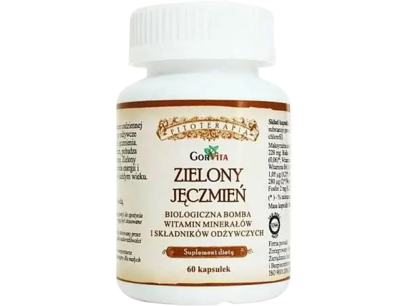 GORVITA Zielony jęczmień, kapsułki, 120 kaps.
