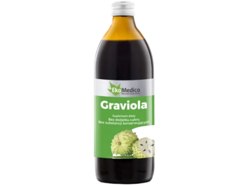 Graviola sok 100% EkaMedica, płyn, 500 ml