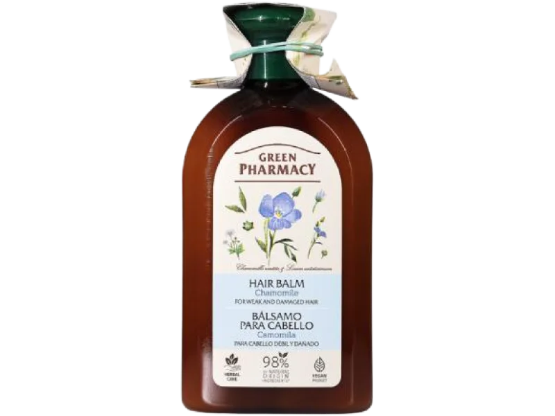 GREEN PHARMACY Balsam do włosów osłabionych i uszkodzonych Rumianek, 300 ml