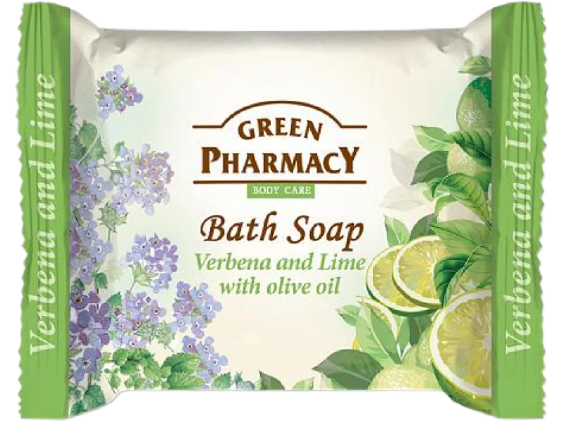 Green Pharmacy Mydło werbena, limonka i olejek z oliwek, 100 g