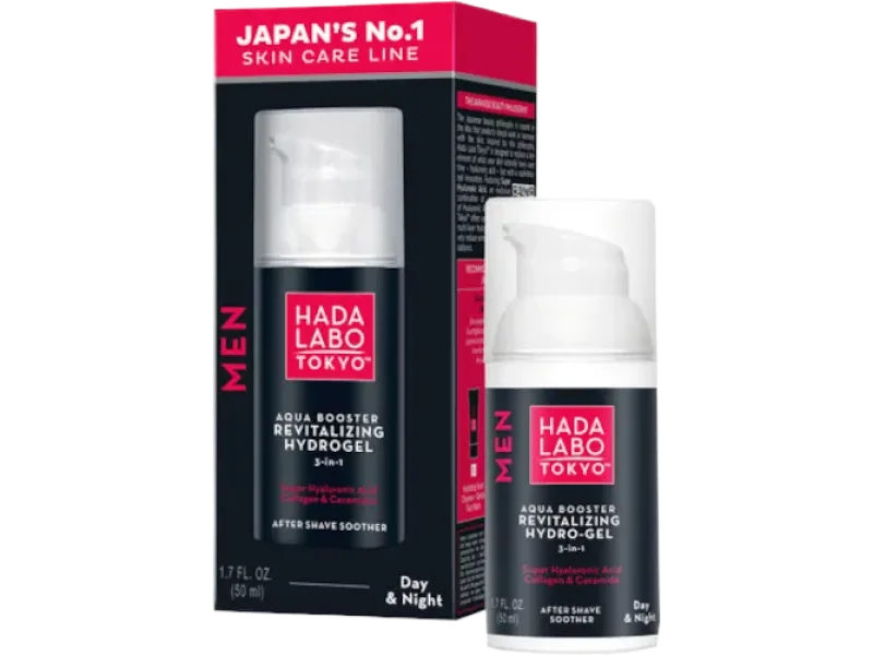 Hada Labo Tokyo Men nawilżająco-rewitalizujący na dzień i na noc dla mężczyzn, żel, 50 ml