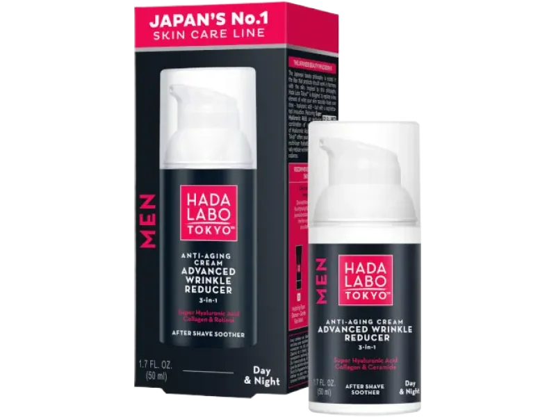 Hada Labo Tokyo Men przeciwzmarszczkowo-nawilżający, krem, 50 ml