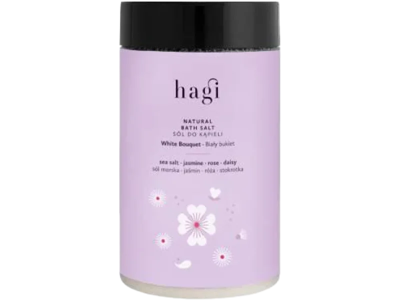Hagi Biały Bukiet Sól do kąpieli, sól lecznicza, 480 g