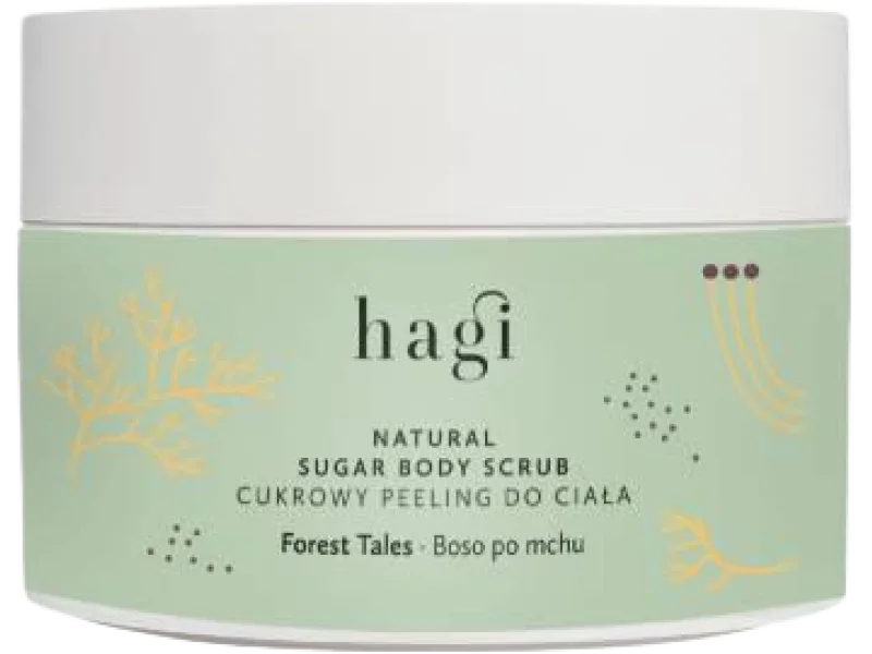 Hagi Boso Po Mchu Naturalny peeling cukrowy do ciała, 200 g
