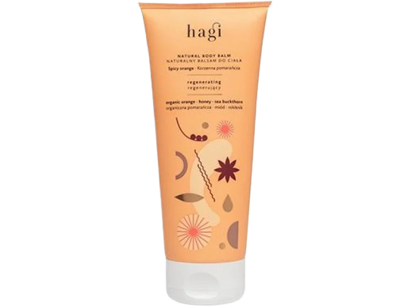 Hagi korzenna pomarańcza naturalny balsam do ciała regenerujący, 200 ml