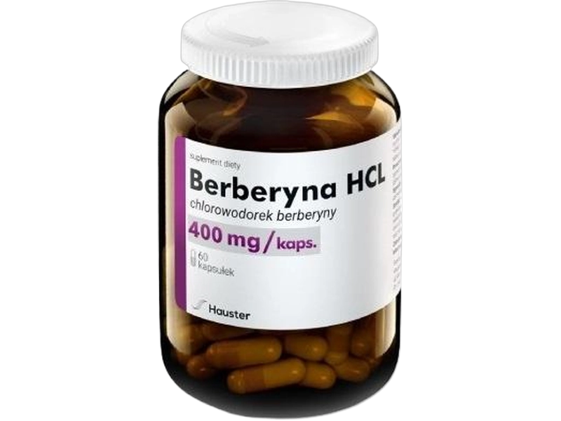 Hauster Berberyna, kapsułki, 400 mg, 60 kaps.