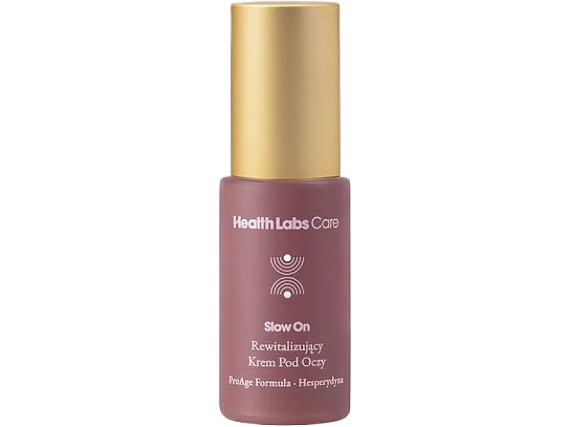 Health Labs Care Slow On Rewitalizujący krem pod oczy, 0,05%, 15 ml