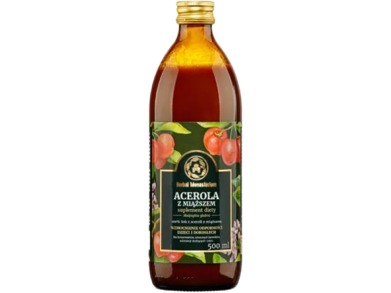 HERBAL MONASTERIUM Acerola z miąższem, płyn, 500 ml
