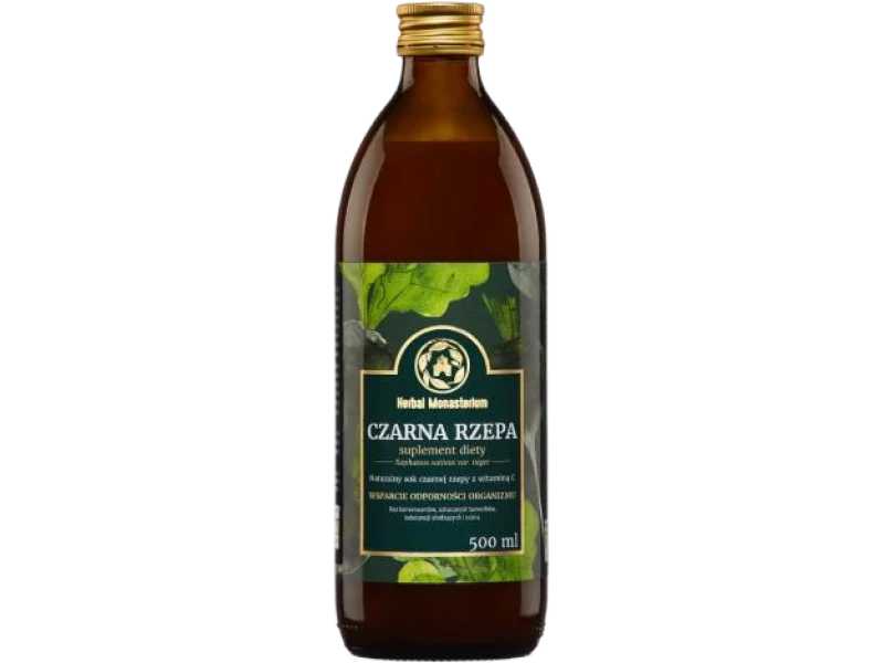 HERBAL MONASTERIUM Sok z czarnej rzepy, 500 ml
