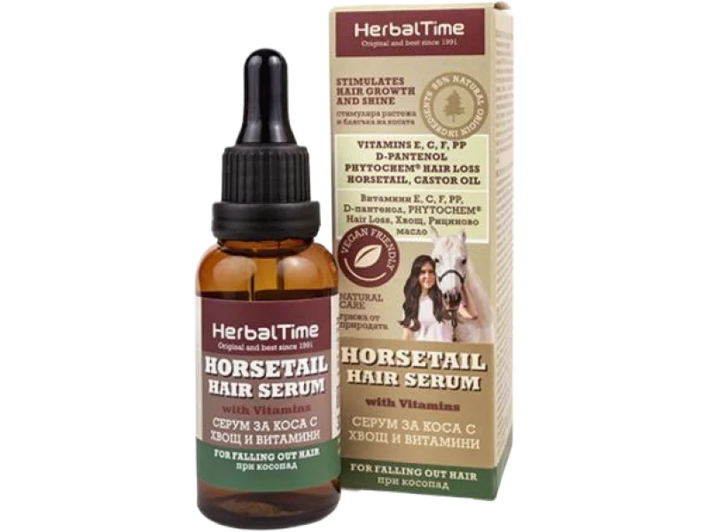 Herbal Time Horsetail Serum do włosów ze skrzypem polnym i witaminami, 30 ml