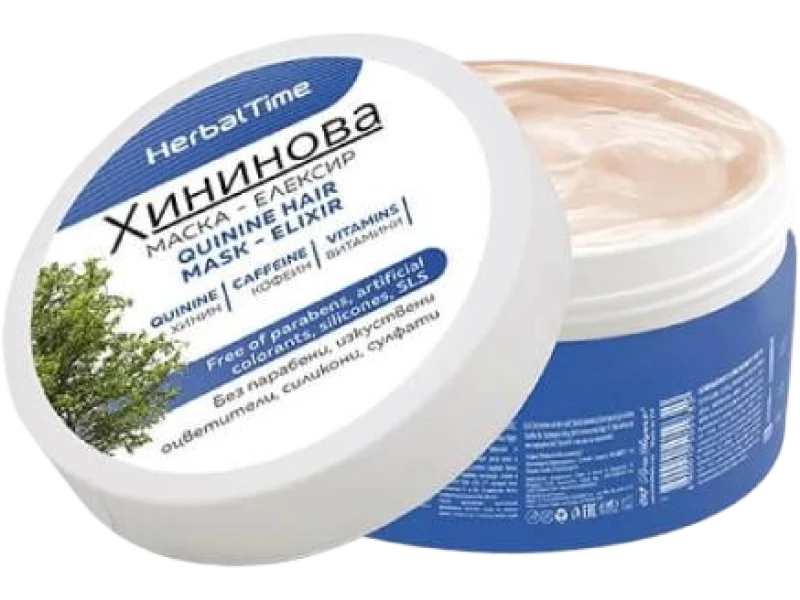 Herbal Time Maska do włosów z chininą i kompleksem Phytochem, 200 ml