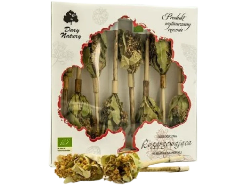 Herbata rozgrzewająca DARY NATURY, zioła do zaparzania, 8×2,5g szt.