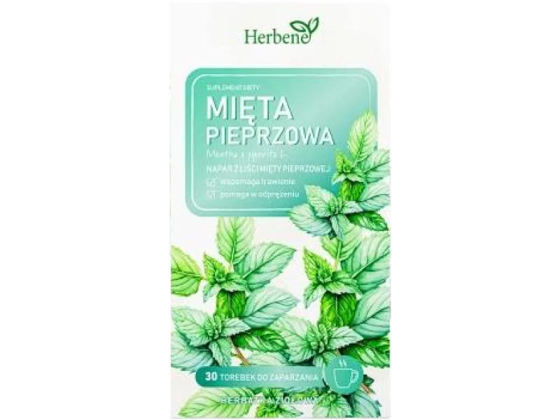 Herbene mięta pieprzowa, saszetki, 30 szt.