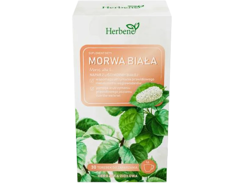 Herbene Morwa biała, zioła do zaparzania, 30 szt.