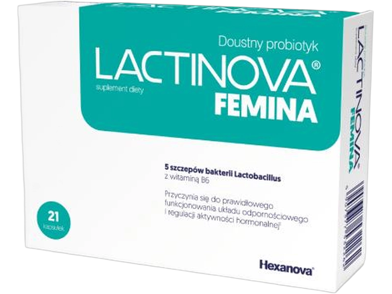 Hexanova Lactinova femina, kapsułki, 21 kaps.