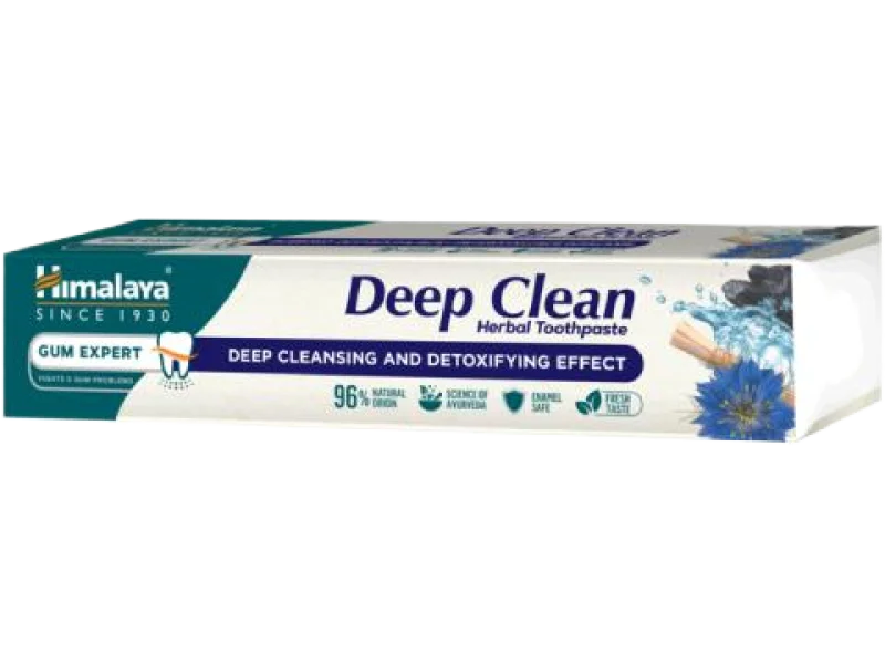HIMALAYA Deep Clean Pasta do zębów z węglem aktywnym, 75 ml