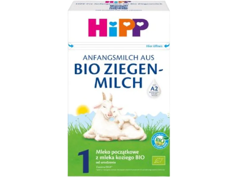HiPP 1 Mleko początkowe z mleka koziego Bio od urodzenia, proszek, 400 g