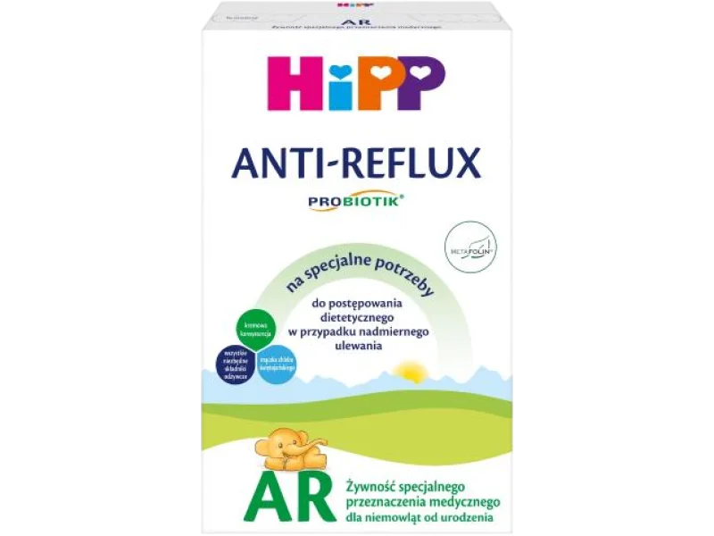 HiPP Anti-Reflux Żywność specjalnego przeznaczenia medycznego dla niemowląt od urodzenia, proszek, 300 g