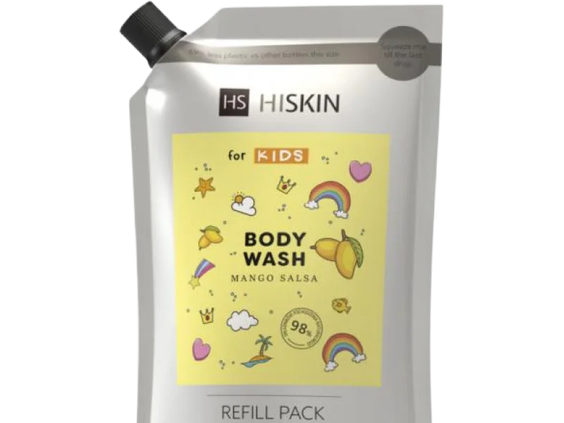 HISKIN Kids Body Wash Mango Salsa YELLOW, żel, 700 ml
