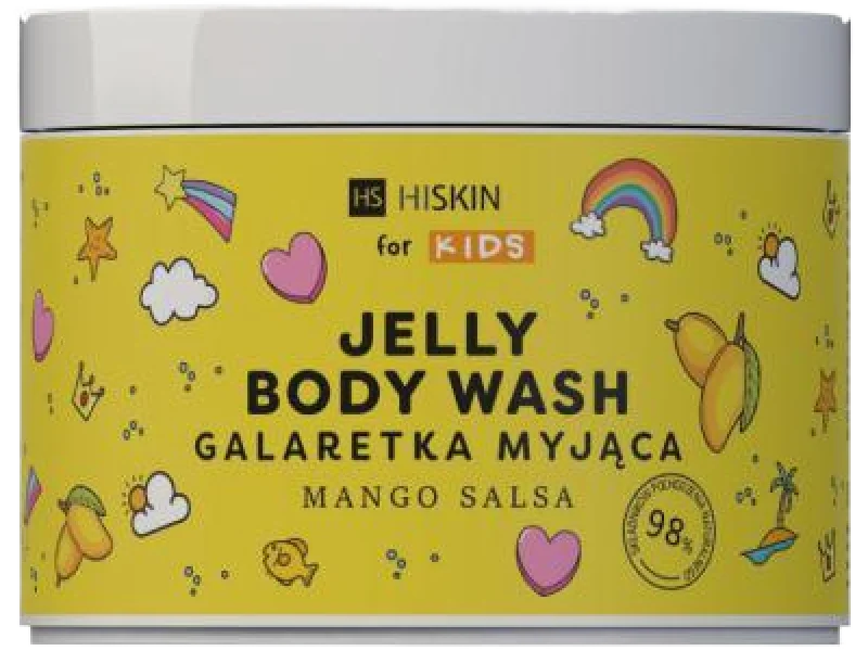 Hiskin Kids galaretka do kąpieli żółta, żel, 150 ml