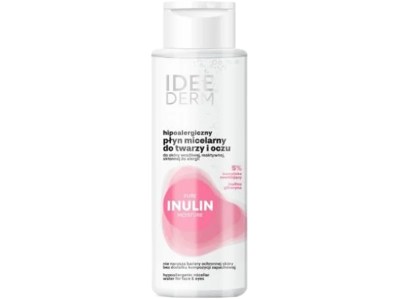 Idee Derm hipoalergiczny płyn micelarny do twarzy i oczu, 400 ml