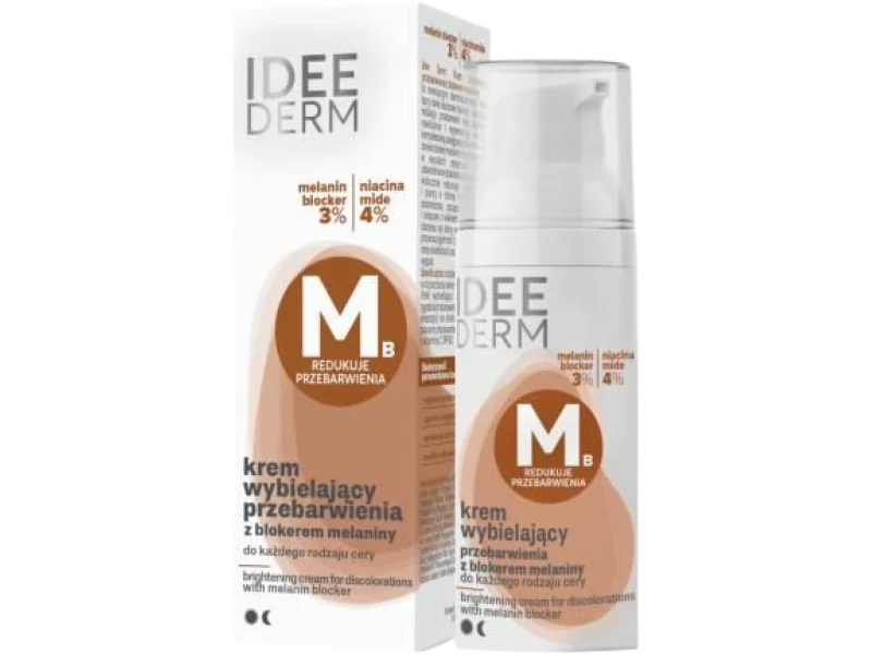 IDEE DERM krem wybielający przebarwienia z blokerem melaniny, 50 ml