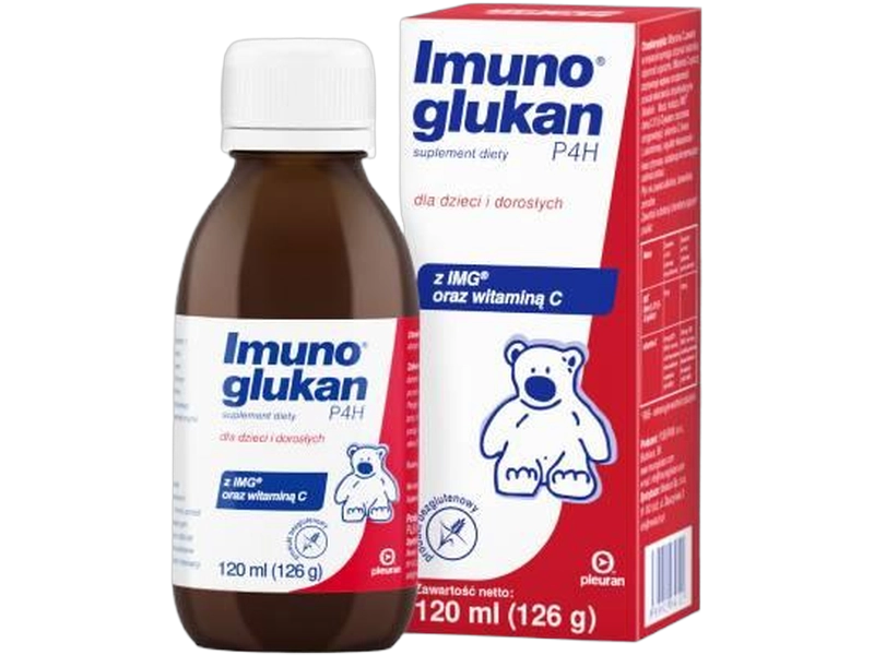 Pleuran Imunoglukan P4H, płyn, 120 ml