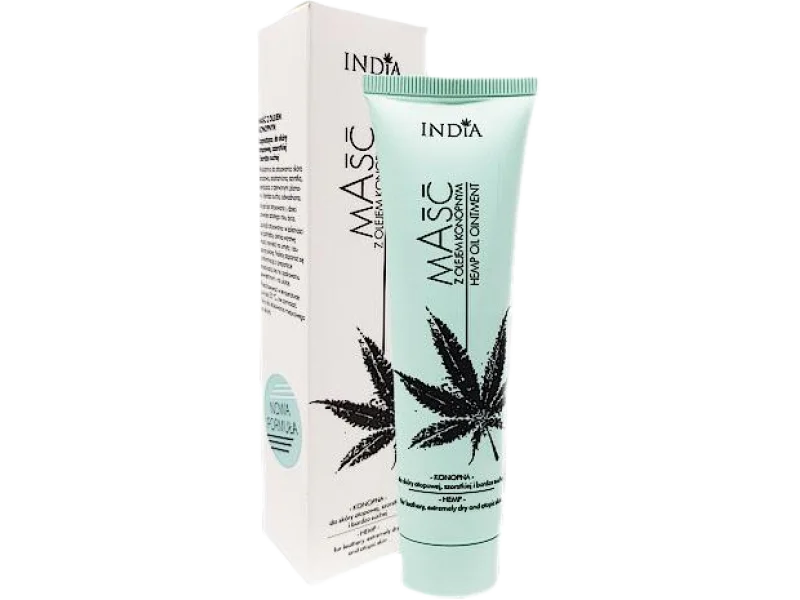 INDIA z olejem konopnym – skóra atopowa, sucha, pękająca, maść, 50 ml