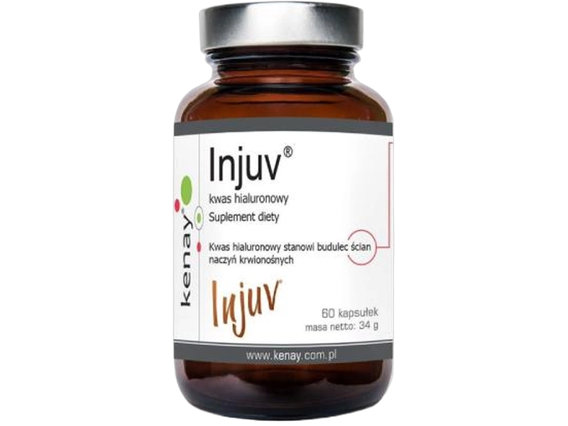 Injuv kwas hialuronowy, kapsułki, 12,6 mg, 60 kaps.