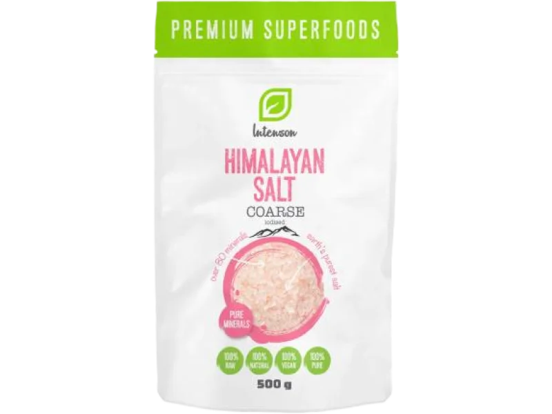 INTENSON Sól himalajska jodowana gruba, 500 g