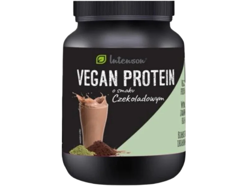 Intenson Vegan Protein o smaku czekoladowym, proszek, 600 g