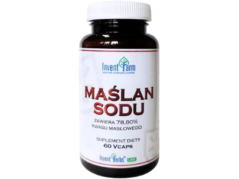 Invent Farm Maślan sodu, kapsułki, 60 kaps.