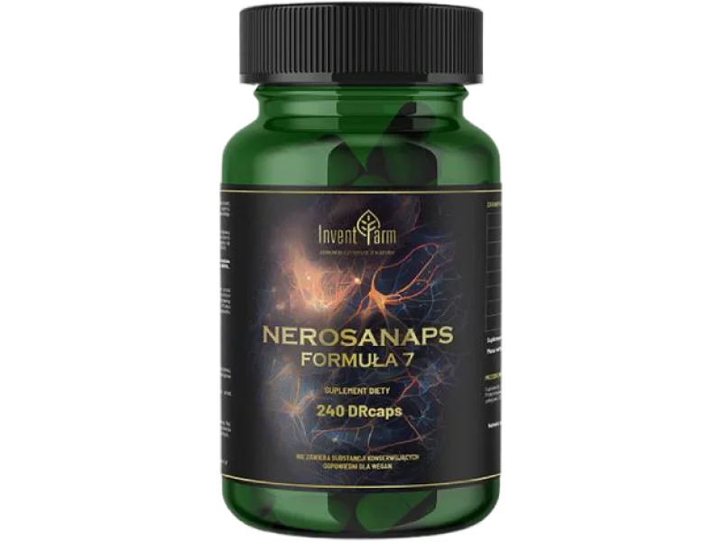 Invent Farm Nerosanaps Formuła 7, kapsułki, 240 kaps.