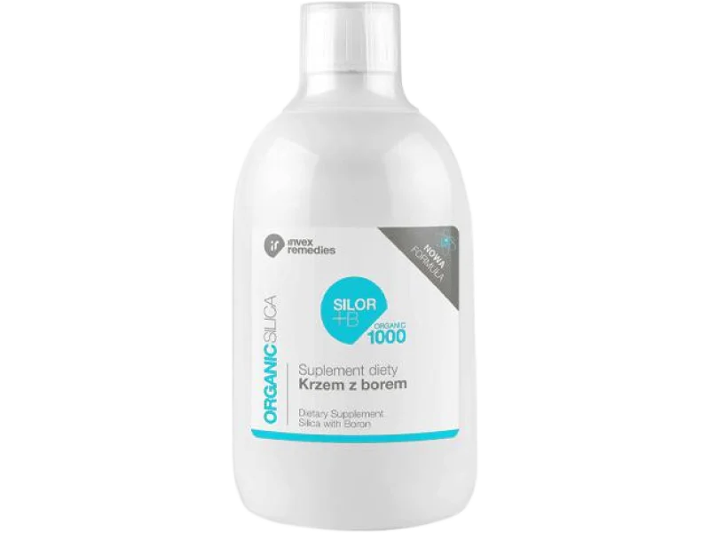Invex Remedies Organic Silica Silcor +B z krzemem i borem, płyn, 500 ml
