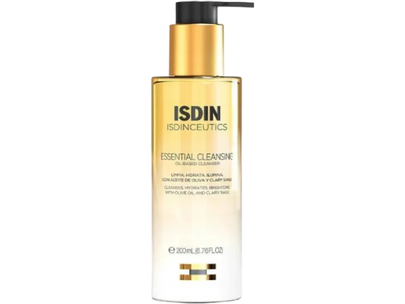 ISDIN ISDINCEUTICS Essential Cleansing Oczyszczający Olejek do mycia twarzy, 200 ml