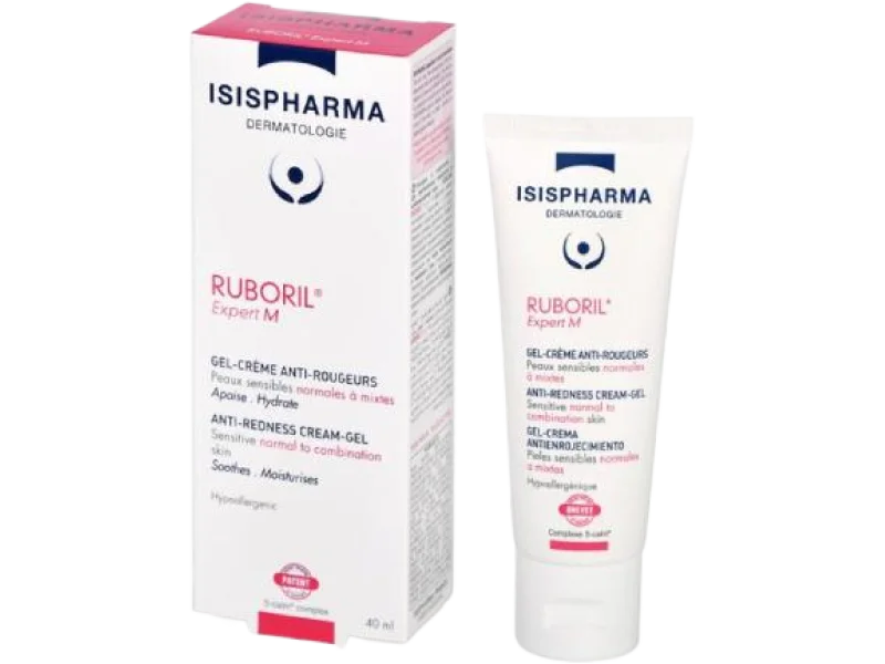 ISISPHARMA RUBORIL EXPERT M Żel-krem skóry naczynkowej skóra normalna i mieszana, kremożel, 40 ml