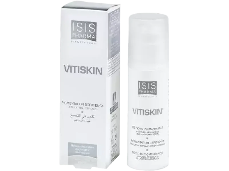 Isispharma Vitiskin hydrożel likwidujący odbarwienia skóry (bielactwo), 50 ml
