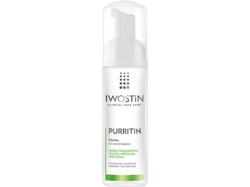 Iwostin Purritin pianka oczyszczająca, 165 ml