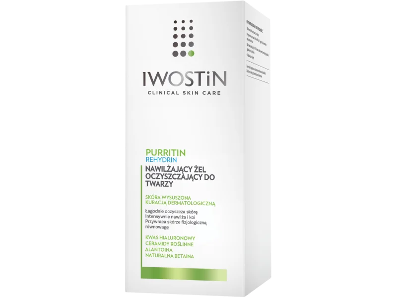 IWOSTIN PURRITIN REHYDRIN nawilżający do mycia twarzy, żel, 150 ml