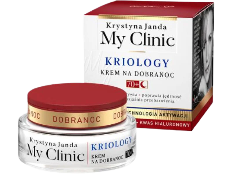 JANDA My Clinic KRIOLOGY Krem na Dobranoc 70+, 50 ml