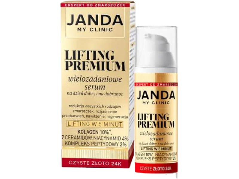 JANDA My Clinic Lifting Premium Wielozadaniowe serum na dzień dobry i na dobranoc, 30 ml