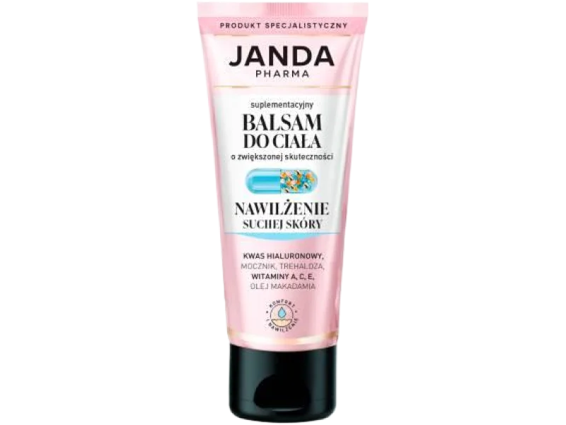 JANDA Suplementacyjny balsam do ciała Nawilżenie suchej skóry, 200 ml