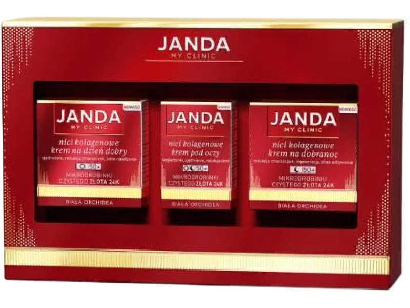 JANDA Zestaw My Clinic Nici Kolagenowe 50+, krem, 50ml + 50ml + 15ml ml