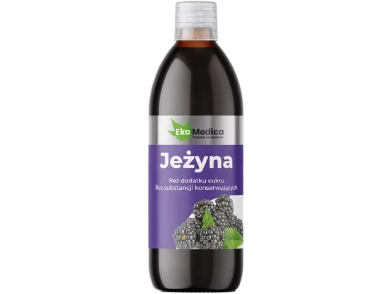 Jeżyna sok 100% EkaMedica, płyn, 500 ml