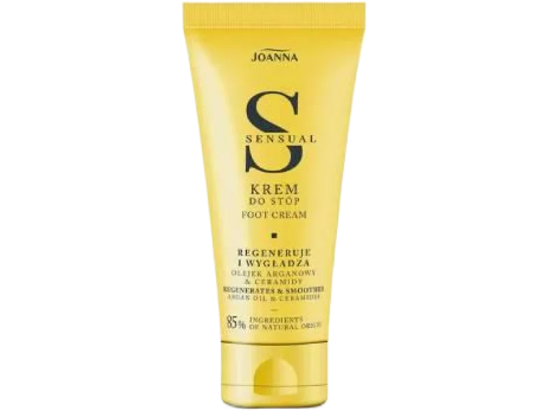 Joanna Sensual, regenerujący krem do stóp z olejkiem arganowym, 100 g