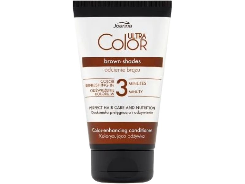 Joanna Ultra Color koloryzująca, odcienie brązu, odżywka, 100 g
